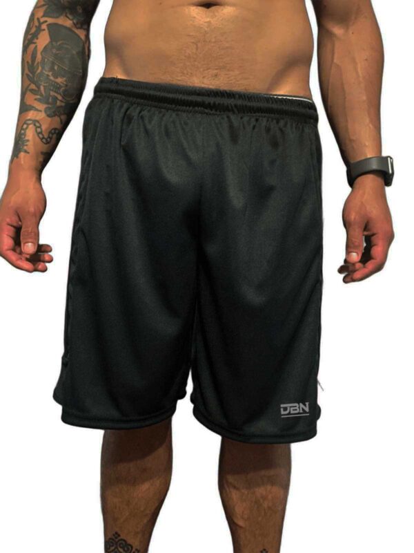 SHORT FUTBOL NEGRO ADULTO