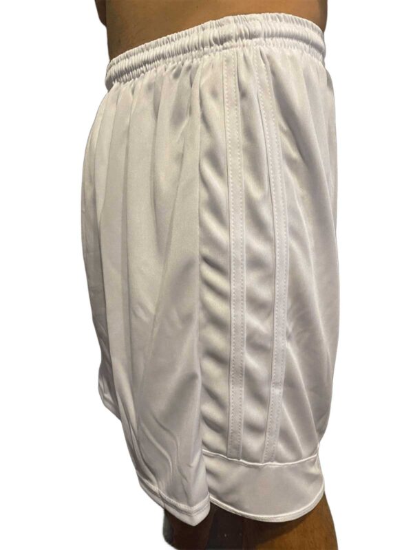 SHORT FUTBOL BLANCO ADULTO