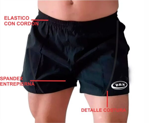 SHORT RUGBY SPANDEX - Imagen 2