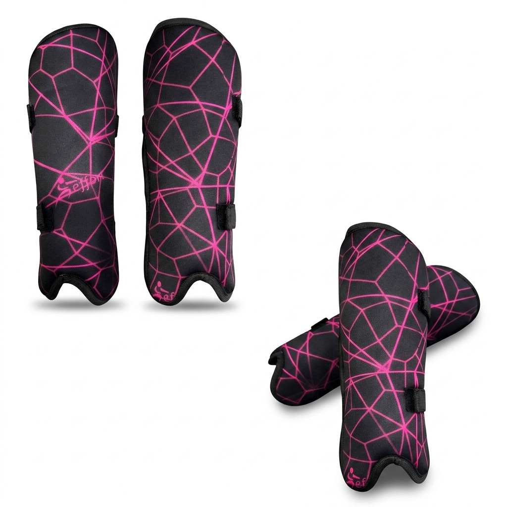 CANILLERAS ERGONMETRICAS HOCKEY FUXIA - Imagen 3