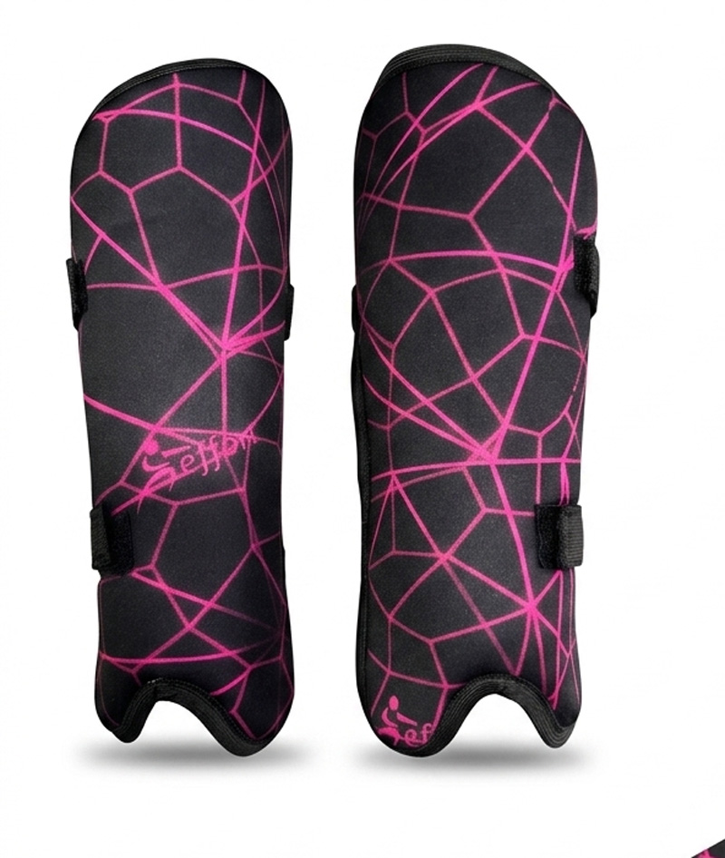 CANILLERAS ERGONMETRICAS HOCKEY FUXIA